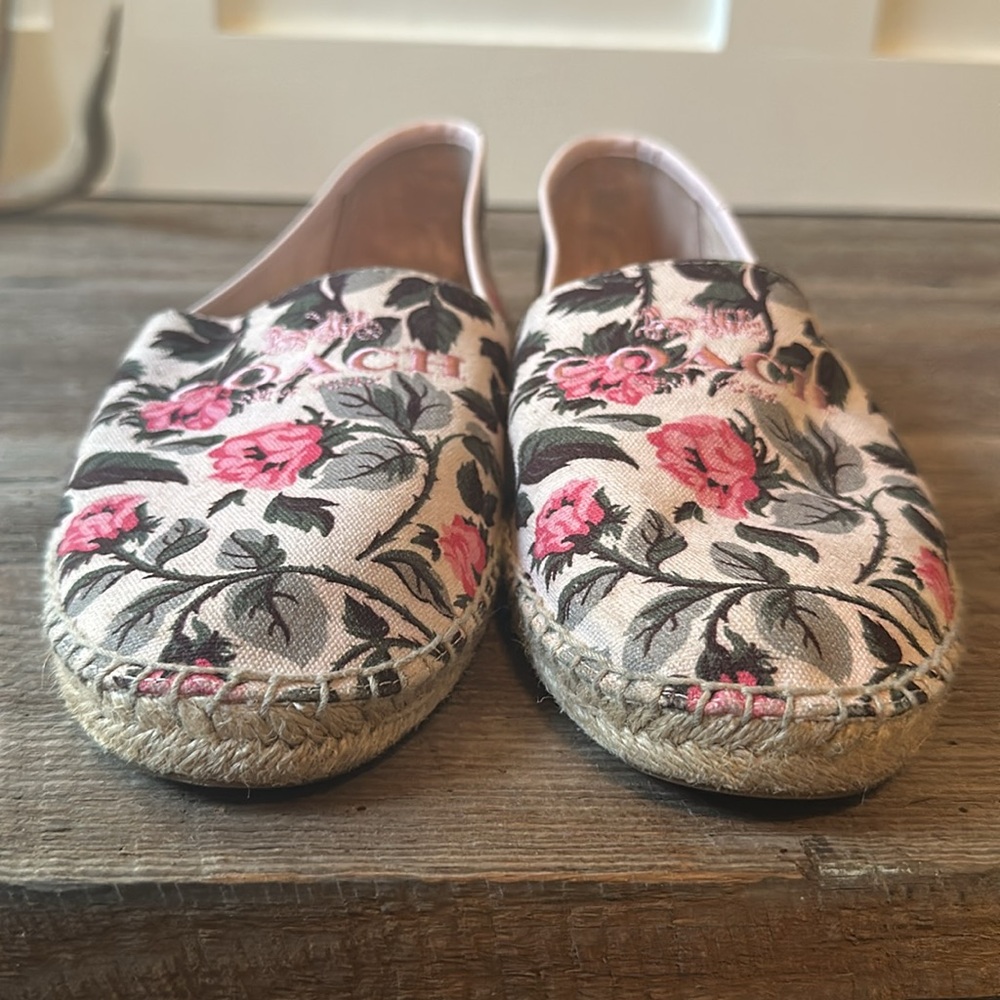 Coach Women's Floral Espadrilles, size 10 - Picture 2 of 6